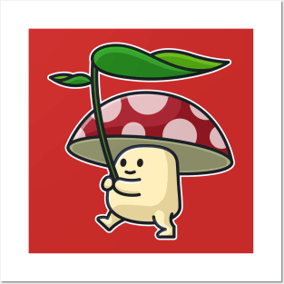 Tiny Mushroom Posters and Art